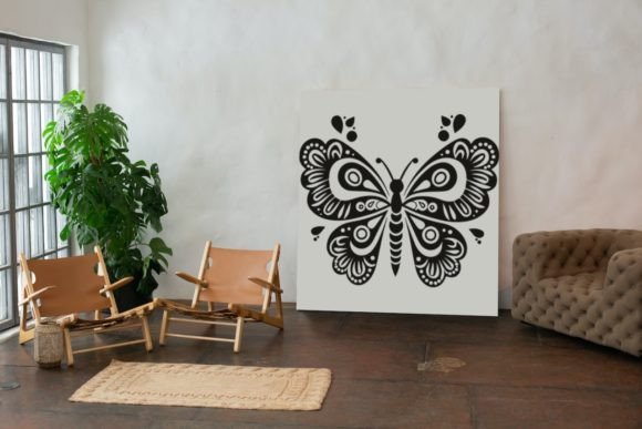 Elegant Butterfly Font PNG with transparent background - Preview 6