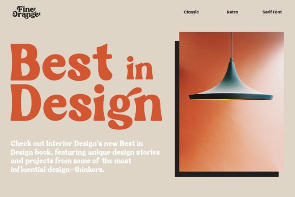 Fine Orange Font - Preview 4