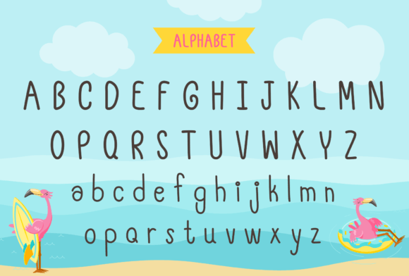 Flamingo Font - Preview 1
