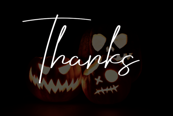 Halloween Pumpkin Font - Preview 6