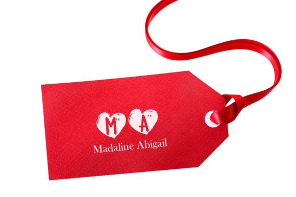 Heart Glamor Font PNG with transparent background - Preview 5