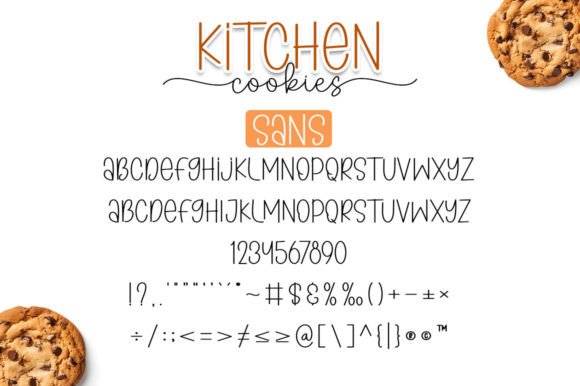 Kitchen Cookies Duo Font - Preview 1