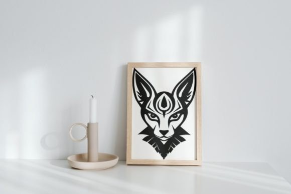 Powerful Animal Tribal Font PNG with transparent background - Preview 5