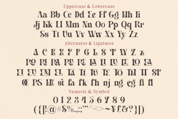 Rostema Font PNG with transparent background - Preview 1
