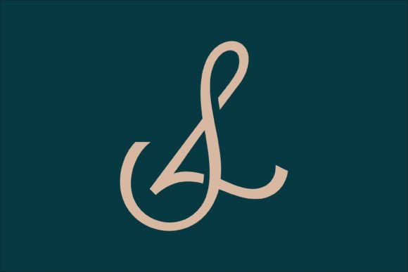 SL Logo Design Graphic by StrangerStudio · Creative Fabrica font preview