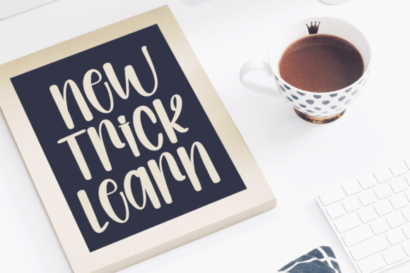 Smart Teacher Font PNG with transparent background - Preview 1
