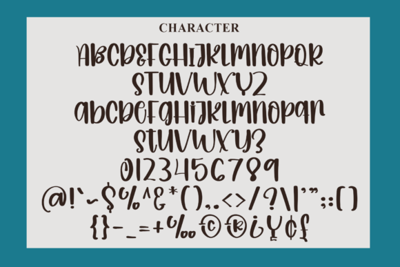 Smart Teacher Font PNG with transparent background - Preview 4