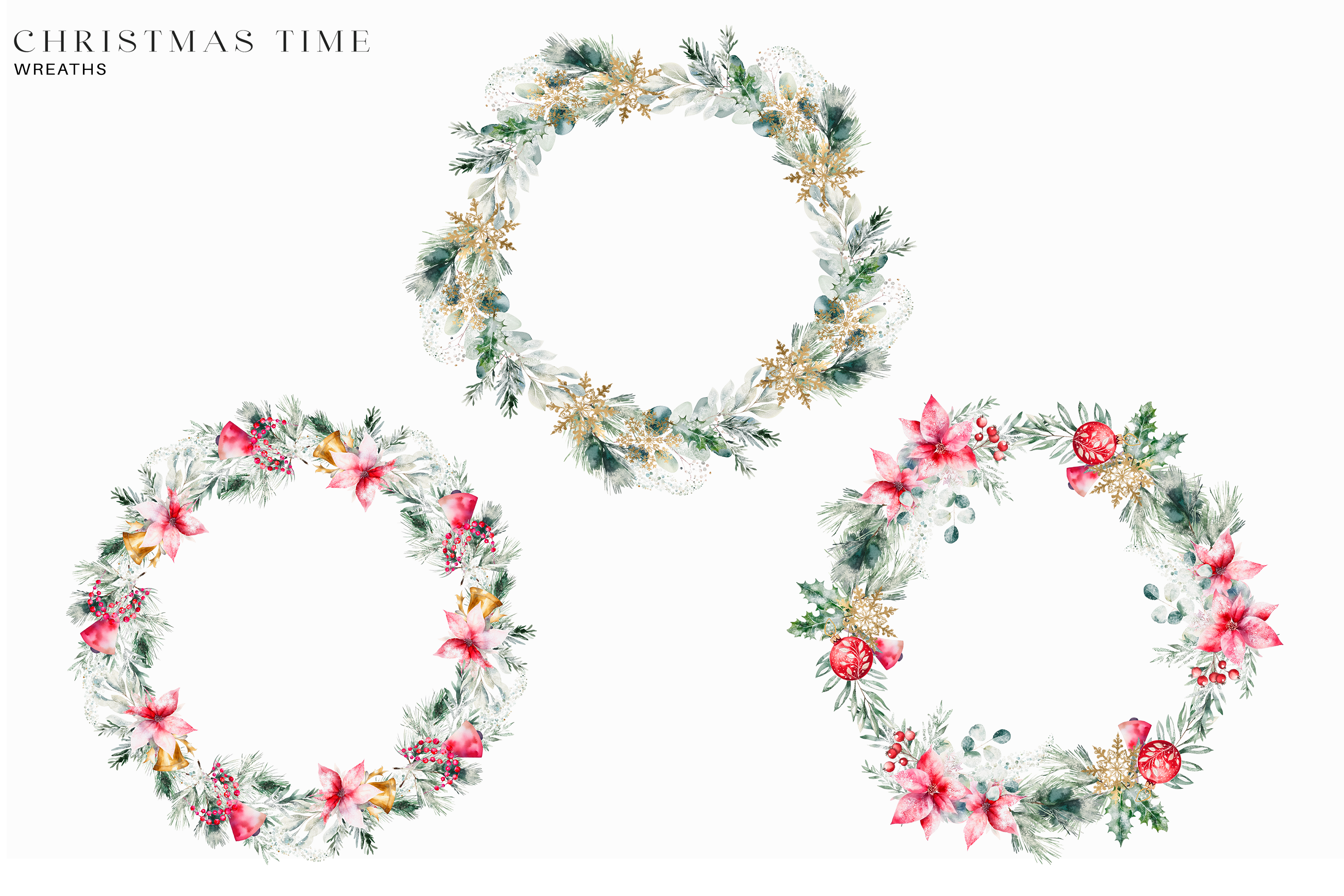 Watercolor Christmas Clipart Collection - photo 4
