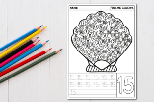 Number Recognition | Number Tracing Graphic by MOF92 · Creative Fabrica