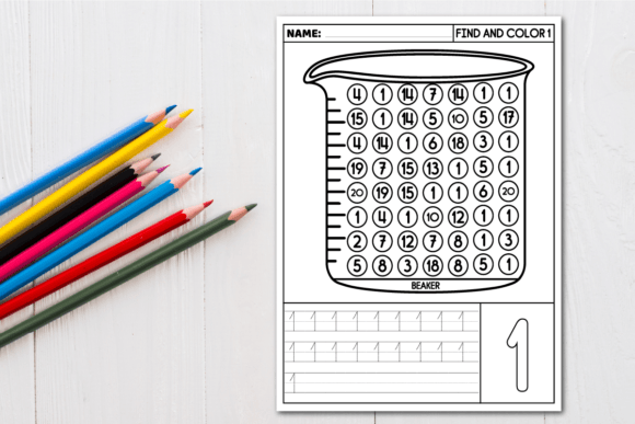 Number Recognition Worksheet | Writing