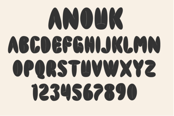 Anouk Font PNG with transparent background - Preview 6