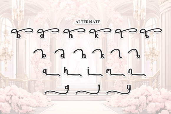 Barbie Wedding Font - Preview 6