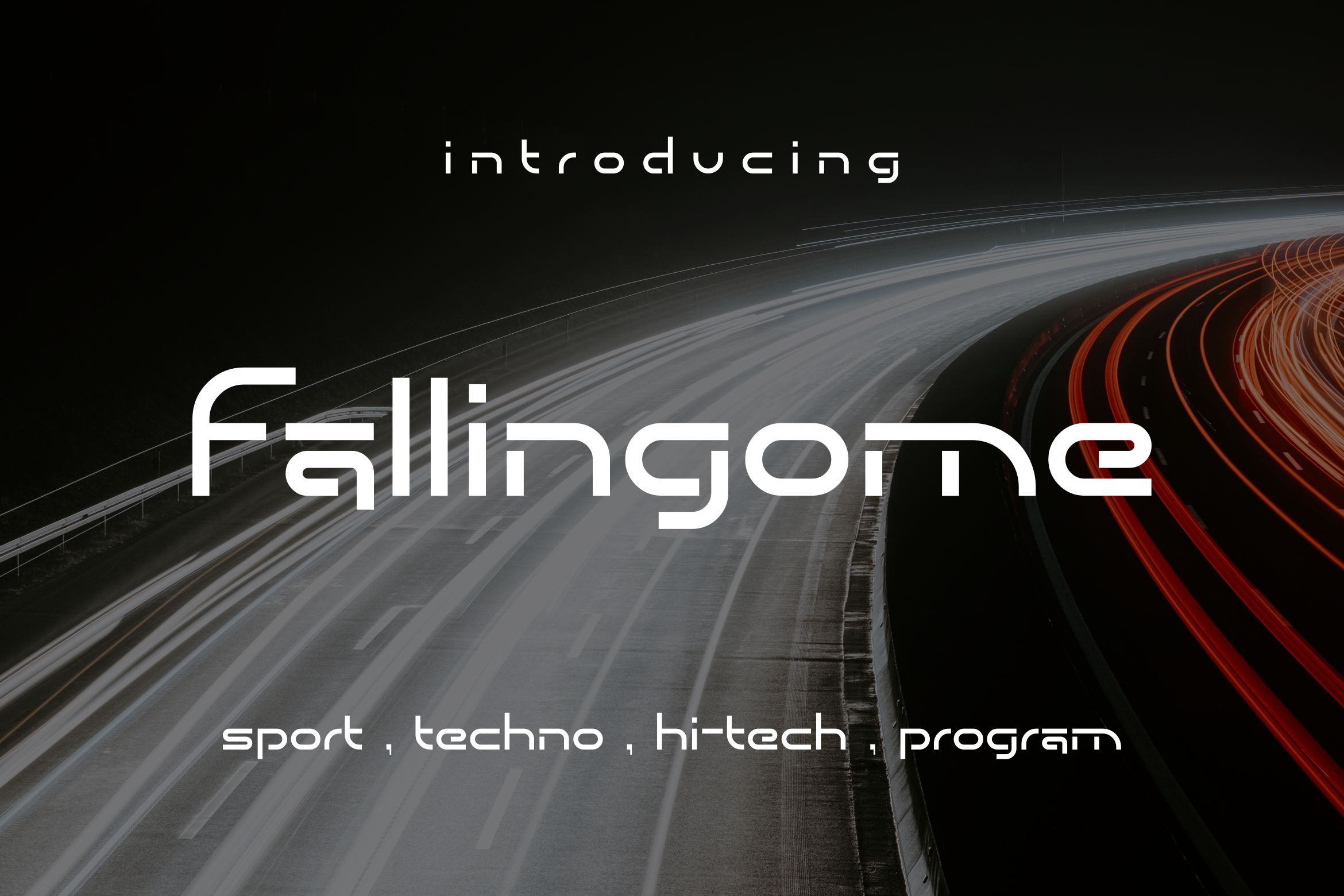 Fallingome Font by ponuppo · Creative Fabrica