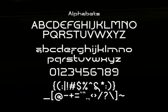 Fallingome Font - Preview 4