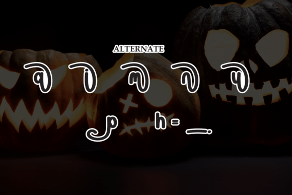 Ghost Pumpkin Font - Preview 6