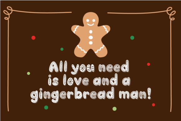Gingerbread Font - Preview 1