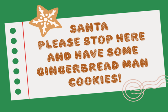 Gingerbread Font - Preview 3