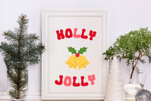 Holidays Font PNG with transparent background - Preview 1