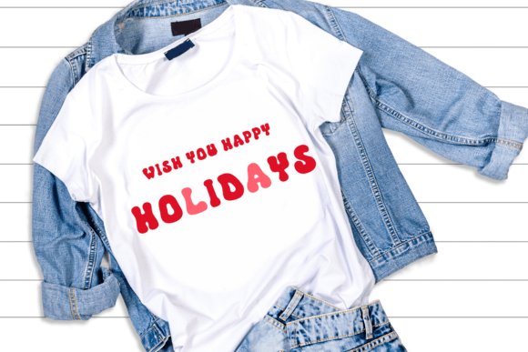 Holidays Font PNG with transparent background - Preview 3