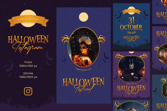 Halloween Instagram Template
