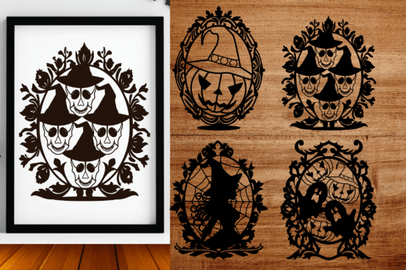 Halloween Vintage Mirror Bundle