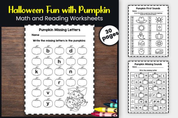 Halloween Worksheets for Kindergarten
