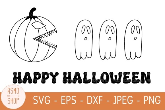 Happy Halloween SVG Graphic by ASMOshopStore · Creative Fabrica