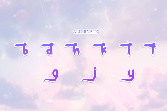 Magically Font PNG with transparent background - Preview 6