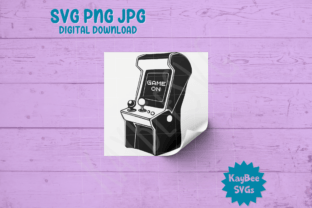 Arcade Game Console SVG PNG JPG Cut File Graphic by kaybeesvgs ...