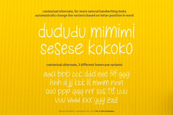 Banana Moonpie Font font preview - 1