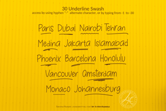 Banana Moonpie Font font preview - 3