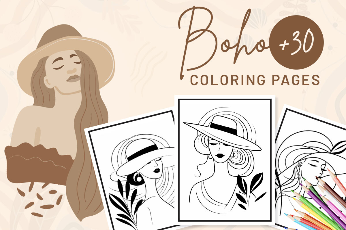 Boho Coloring Pages