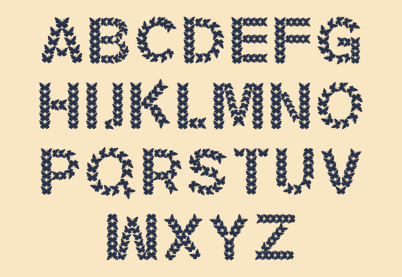 Butterfly Font - Preview 1