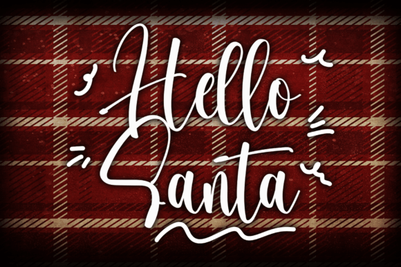 Christmas Holly Font - Preview 2