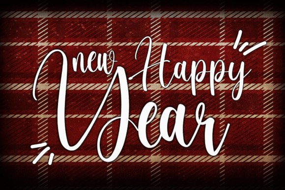 Christmas Holly Font - Preview 4
