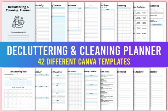 Decluttering and Cleaning Planner