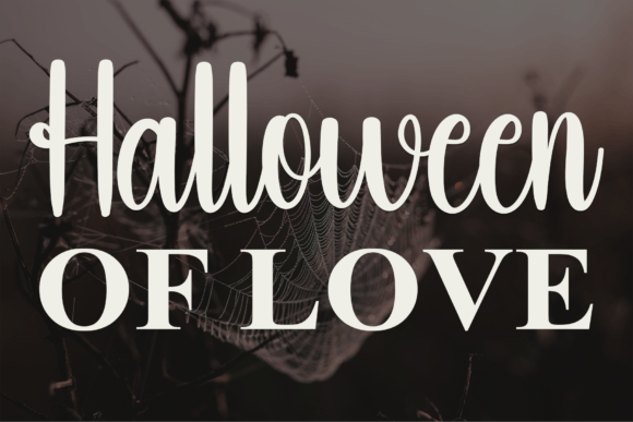 Halloween Momentum Font PNG with transparent background - Preview 1