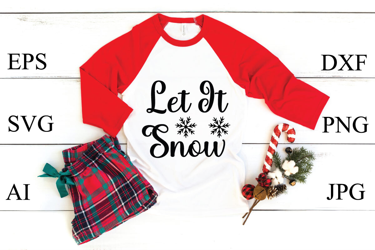 Let It Snow SVG Graphic by GraphicMart · Creative Fabrica
