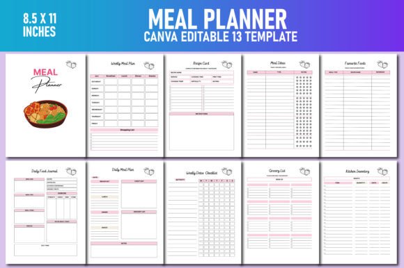 2025 Fitness Planner Canva KDP Graphic by Lavlu Creative Zone ...