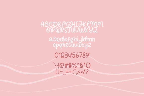 Monday Angel Font PNG with transparent background - Preview 3