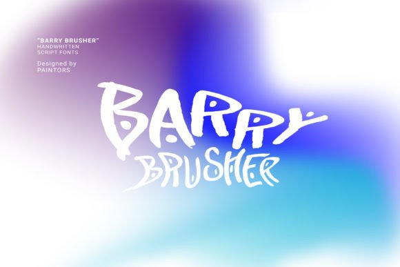 Barry Brusher Font - Preview 2