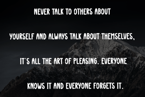 Black Canvas Font PNG with transparent background - Preview 5