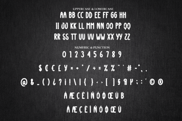 Black Canvas Font PNG with transparent background - Preview 6