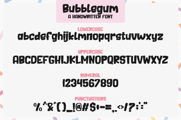 Bubblegum Font - Preview 6