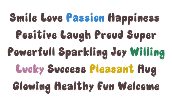 Bubbly Font - Preview 5