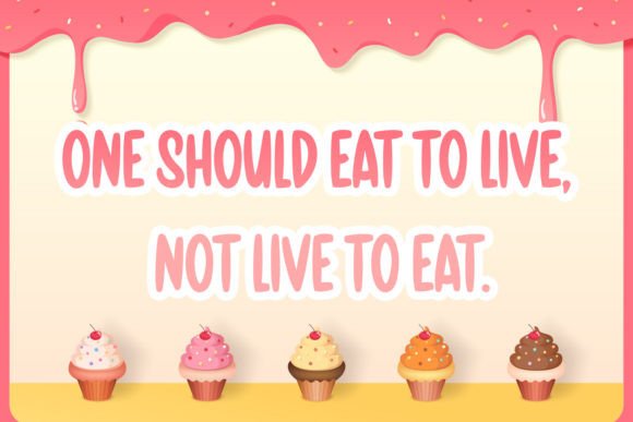 Cupcake Font - Preview 1