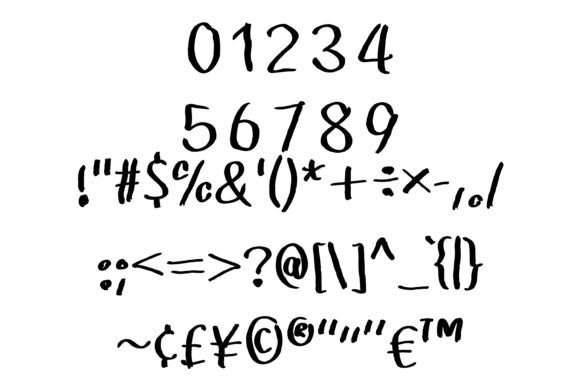 Flowhand Font - Preview 2