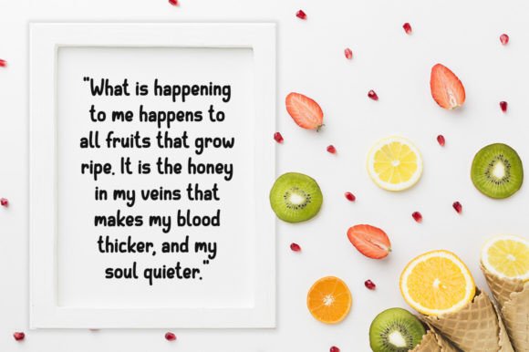 Fresh Fruit Font - Preview 1