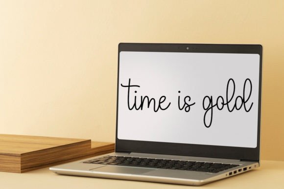 Gold Line Font - Preview 1