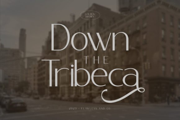 Golden Brown Font - Preview 1